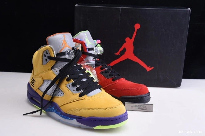 1st Kicks Shoes The Jordan Retro 5 CZ5725-700 What 0802